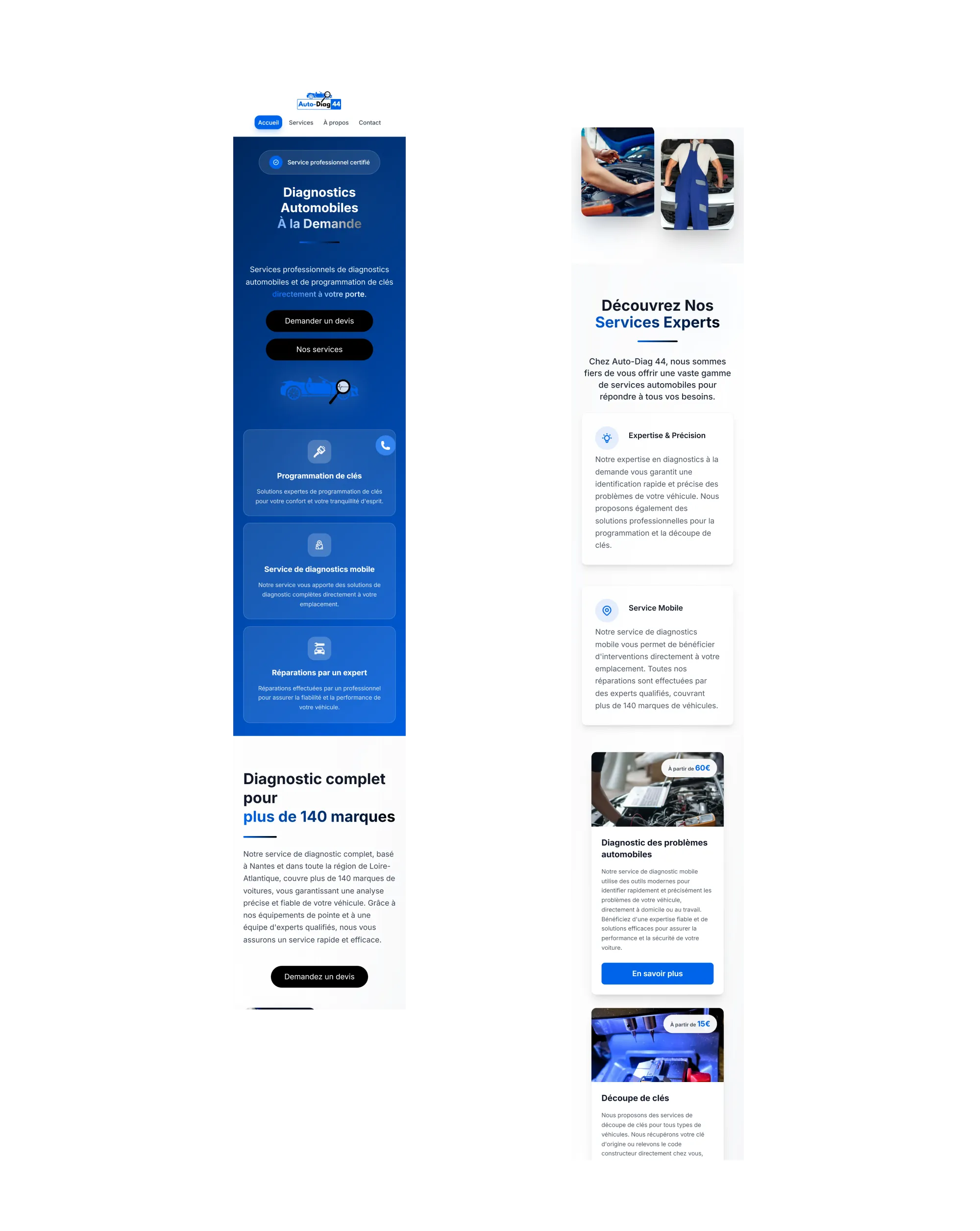 Auto-Diag 44 mobile view