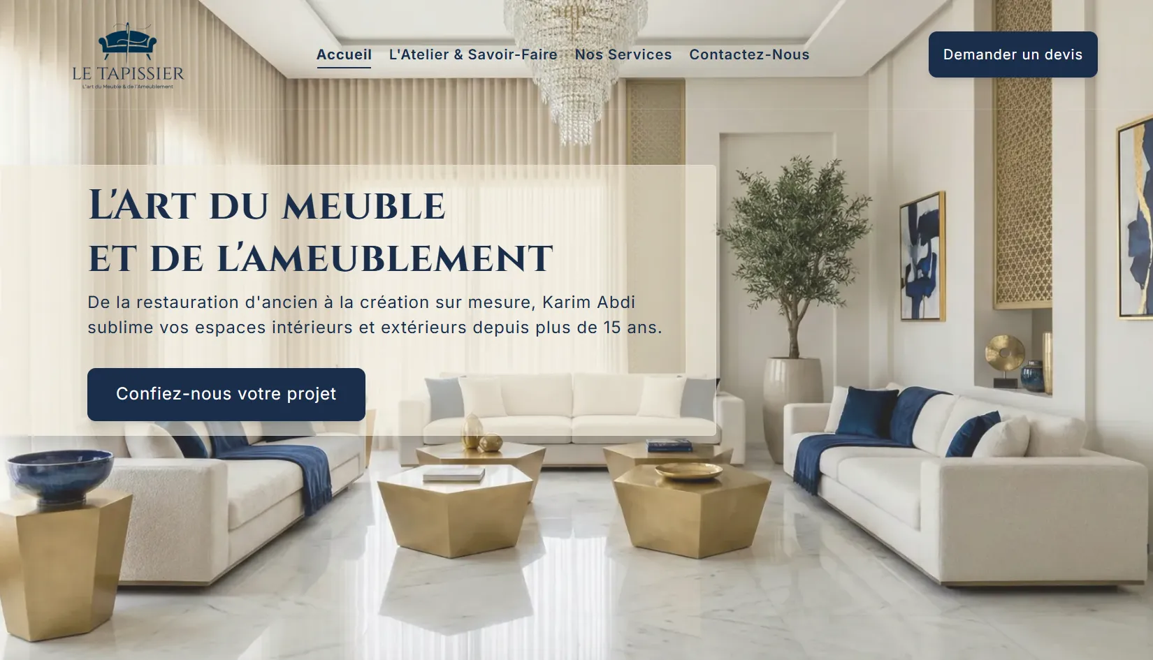 Le Tapissier by Karim Abdi Cover