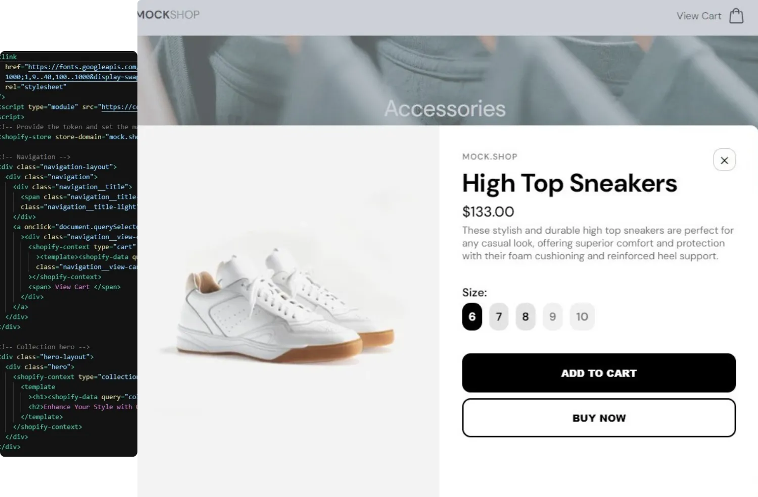 Solution e-commerce headless Shopify avancée