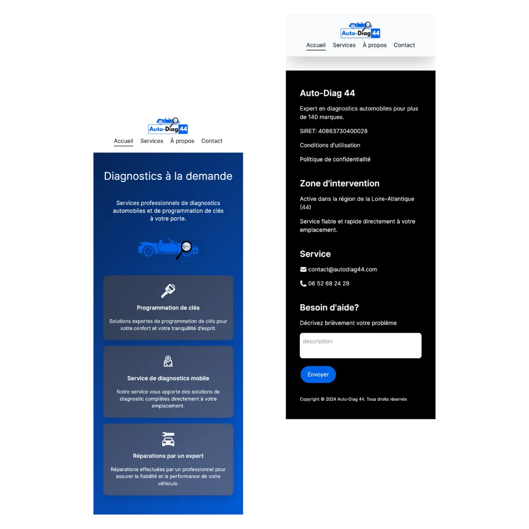 Auto-Diag 44 mobile view