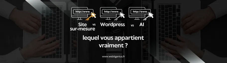 Site sur-mesure, WordPress ou IA: lequel vous appartient vraiment ?